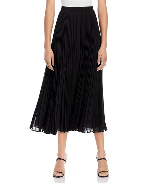 Theory Pleated Chiffon Midi Skirt Bloomingdales