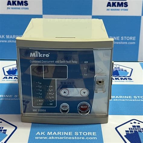 Mikro Mk A Combined Overcurrent And Earth Fault Relay Relay Alarm