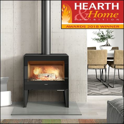 Hergom Glance Wide Woodburning Stove Stoves Man Ltd