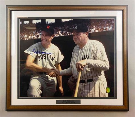 Sold At Auction Ted Williams Signed X Photo With Babe Ruth And Coa