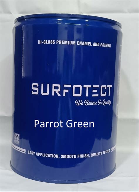 Surfotect Parrot Green Hi Gloss Premium Enamel Paint At Rs 180litre In