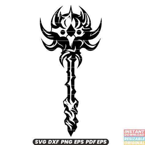 War Mace SVG War Mace DXF War Mace PNG Weapon Designs for History ...