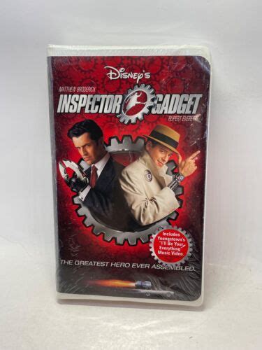 New Sealed Inspector Gadget Vhs Clamshell Disney Vintage Rare