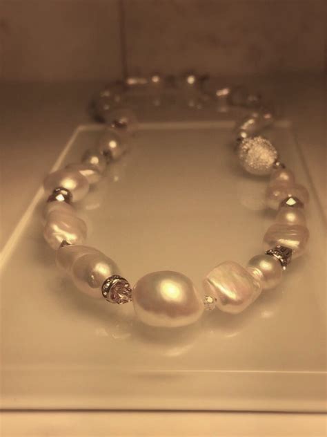 Handmade Pearl Necklace./natural Pearl Necklace-baroque Pearl - Etsy