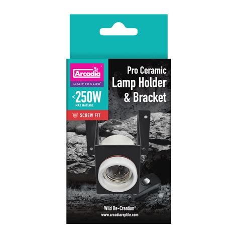 Ceramic Lamp Holder Bracket Pro Arcadia Reptile