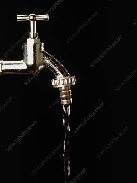 Water Flowing From A Household Tap Stock Image H130 0227 Science