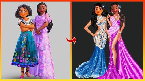 Disney Encanto Mirabel And Isabela Madrigal Glow Up Encanto Movie