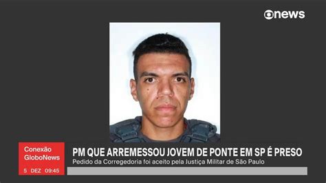 Pm Que Jogou Homem De Ponte Em Sp Preso Ap S Prestar Depoimento S O