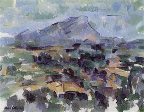 testclod: La Montagne Sainte Victoire, une oeuvre de Paul Cézanne