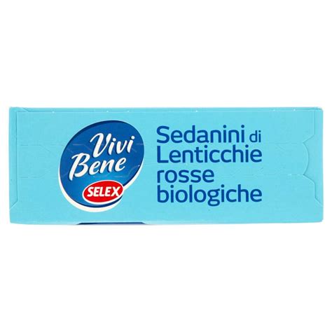 Selex Vivi Bene Pasta Di Lenticchie Rosse Biologiche Sedanini G