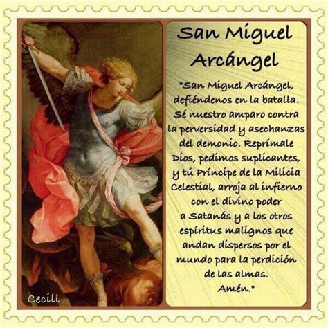 Oraci N A San Miguel Arc Ngel Pr Ncipe De La Milicia Celestial