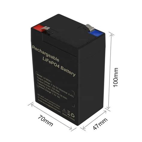 China 6v 6ah Rechargeable Lithium Iron Phosphate Lifepo4 Battery Pack Manufacturers Suppliers