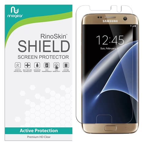 Rinogear [flexible Clear Film] Screen Protector For Samsung Galaxy S7