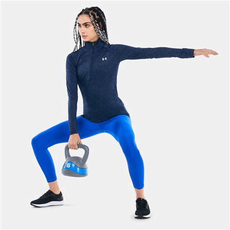 Womens Ua Tech Twist ½ Zip Training Top Blue Under Armour In Dubai And Uae Sss