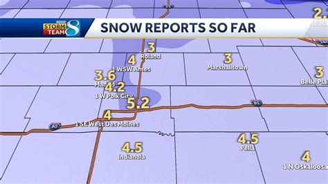 The Latest Iowa Snowfall Totals Here