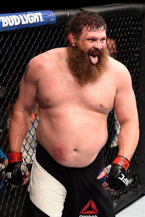 Roy Nelson Reacts After The Conclusion Of His Heavyweight Bout Roy