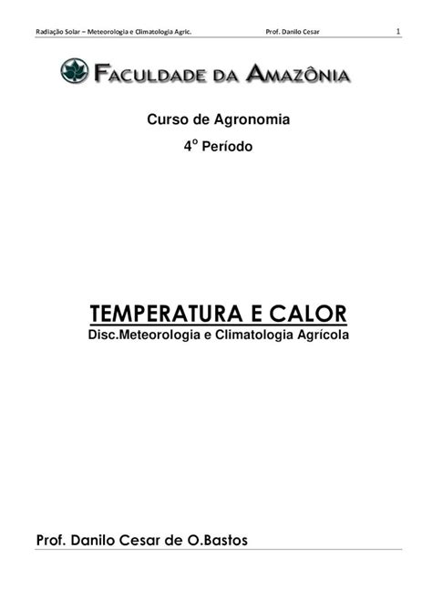 PDF Apostila Prof Danilo Temperatura E Calor DOKUMEN TIPS