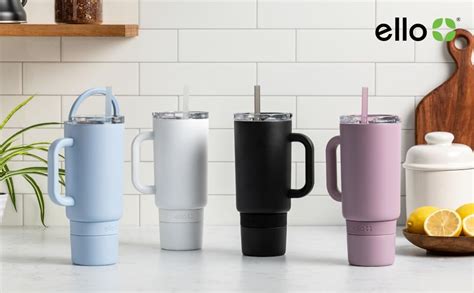 Amazon Ello Port 40oz Tumbler With Carry Loop Integrated Handle