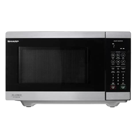 Sharp Microwave Oven Flatbed 26l Stainless Steel Sm267fhst