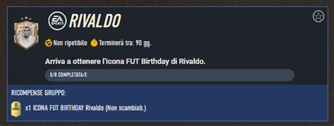 FIFA 23 Sfida Creazione Rosa Rivaldo Icona FUT Birthday SBC