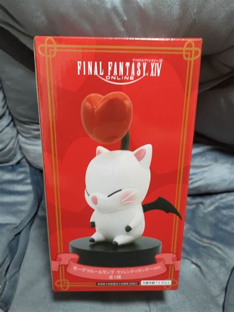 Final Fantasy XIV Online FF 14 Moogle Room Lamp Light Red Figure TAiTO