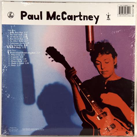 MCCARTNEY, PAUL (EX-BEATLES) - RUN DEVIL RUN - (LP) Vinyl record 12 ...