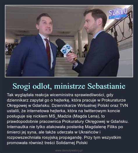 Srogi Odlot Ministrze Sebastianie Demotywatory Pl