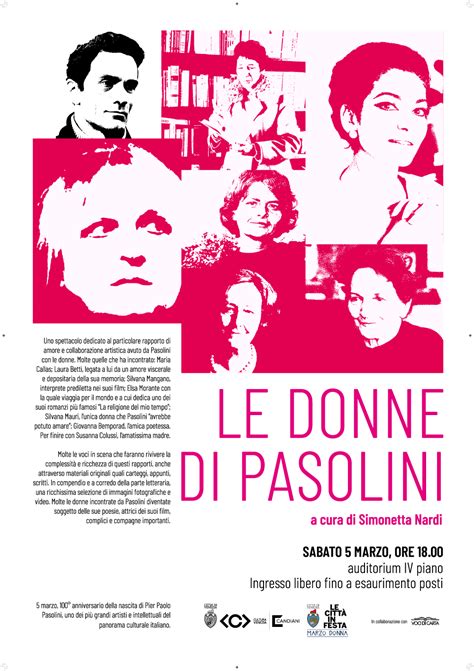 Le Donne Di Pasolini Comune Di Venezia