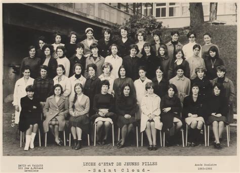 Photo De Classe Philo De 1965 Lycée De Filles Copains Davant