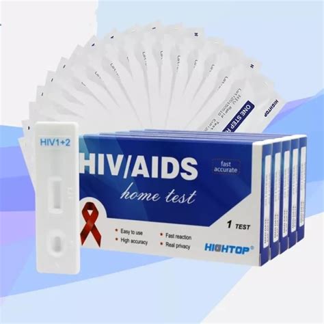 Hiv Test Home Use Rapid Hiv 12 Test Kit Whole Bloodserumplasma Hiv