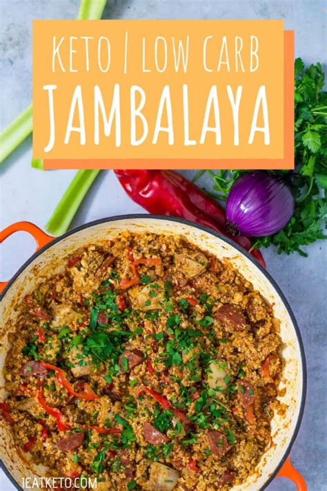 Keto Jambalaya With Chicken And Chorizo I Eat Keto