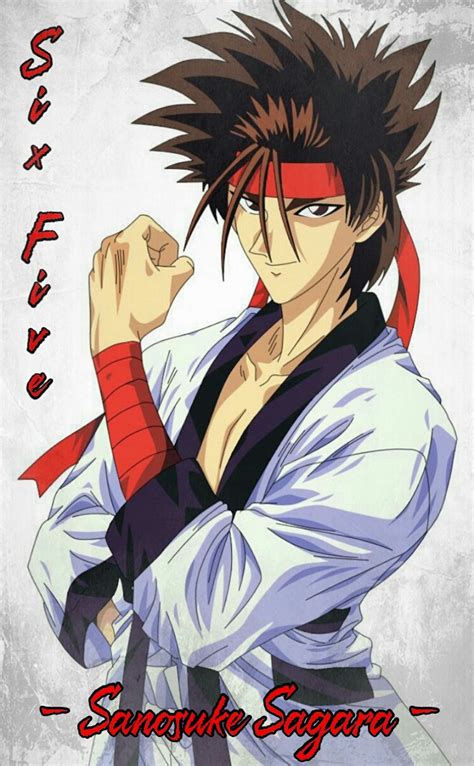 Rurouni Kenshin Anime Sanosuke Sagara With His Famous Saying Six Five ...