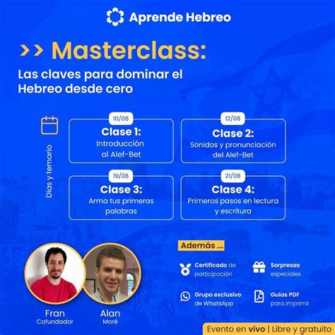 Clase Hebreo Bíblico Gratis Aprende Hebreo