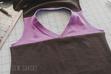 A Fun Sewing Hack Showing How To Sew A V Neck Shirt Using Any T Shirt