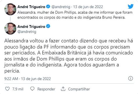 Dois corpos são encontrados nas buscas por Bruno Pereira e Dom Phillips