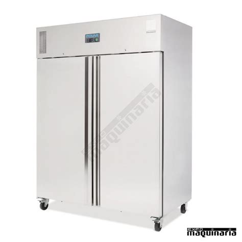 Congelador Vertical Industrial NIU635 Inox Dos Puertas 1300L GN2 1