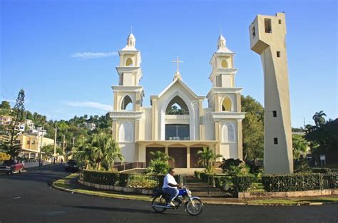 Prima Chiesa Metodista Wesleyan Africana Di Samana Fotografia Stock