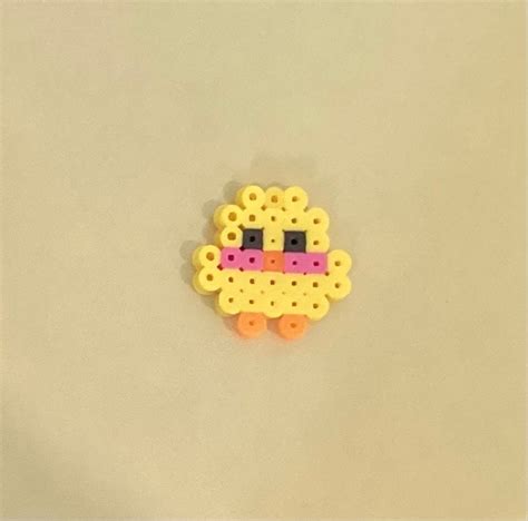 Mini Chick Perler Bead Pattern - Etsy