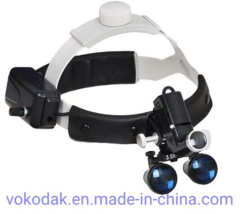 LED Headlight Dental Surgical Loupes Adjustable Magnification Binocular