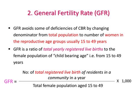 Measures Of Fertility Ppt