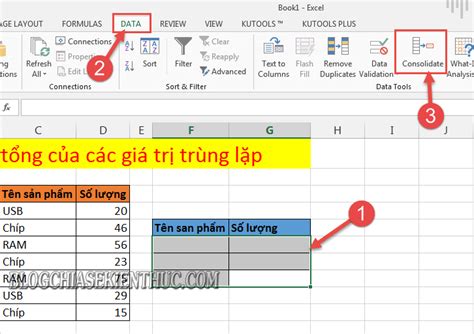 [tricks] 3 Cách Gộp Các Giá Trị Trùng Lặp Trên File Excel Hiệu Quả