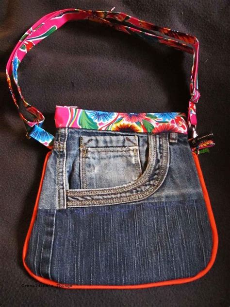 Bolsa de plátano o correa en jeans reciclados telas Etsy España