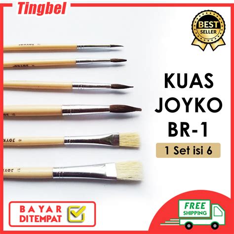 Brush Kuas Cat Air Cat Minyak Lukis Acrylic Joyko BR 1 Dan Joyko BR 8