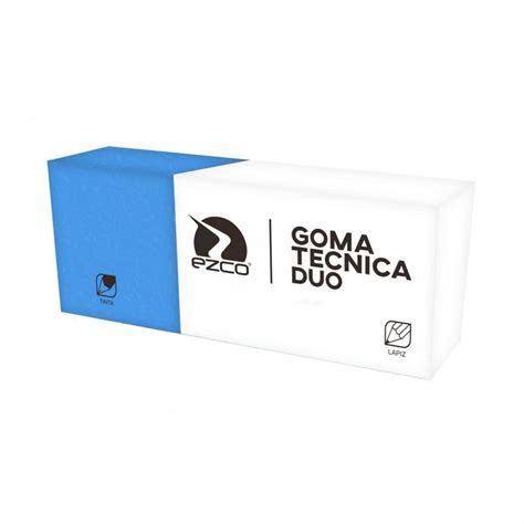 Oferta Goma De Borrar Tecnica Ezco Plastica Duo Lapiz Tinta Al Mejor Precio