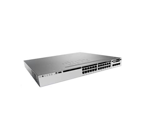 Cisco WS C3850 24U E 24 Port UPOE Switch 1100WAC 3850 IP Services Netmode