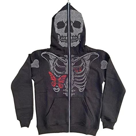 I Tested The Cozy Comfort Of A Skeleton Full Zip Hoodie Heres Why It