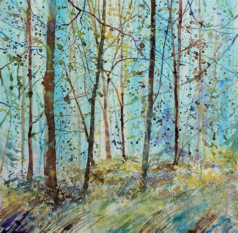 Original Landscape Painting on Canvas Autumn Trees Canvas | Etsy UK ...