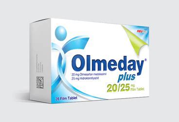 Olmeday Plus 20 Mg 25 Mg Film Kapli Tablet 28 Film Kapli Tablet Fiyatı