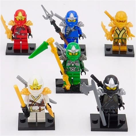 Ninjago Gold Ninja Lloyd Cole Jay Kai Zane Lego R Em