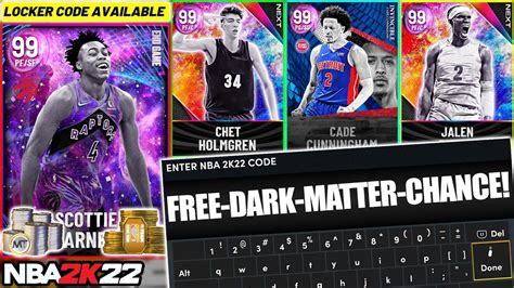 Hurry And Use The New Locker Codes And A Free Dark Matter Chance Free